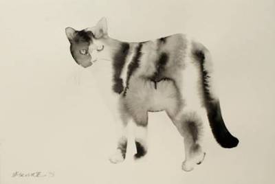 セルビア人画家の描いた萌え猫たち
