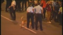 香港強制排除現場に警察犬出動？