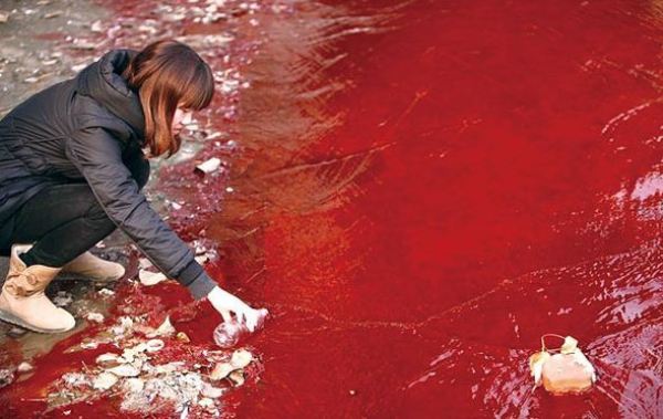 中国の最も「カラフルな」河川