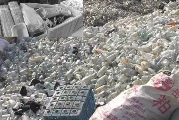 医療廃棄物が使い捨て食器に再加工され各地へ　中国
