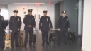 ニューヨーク市警察犬卒業式典　反テロ力強化期待